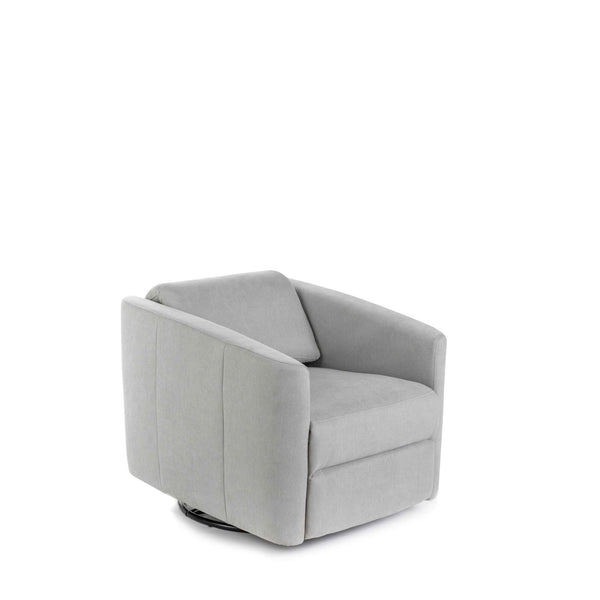 sconto Poltrona Reclinabile Manuale 85/140x70xH69/96 cm in Tessuto Magic Grigio Chiaro