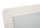 Cornice Creamy Roses 26x1,8x31 cm in Poliresina e Vetro Crema
