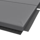 Tappetino da Ginnastica Pieghevole Materassino Fitness Antiscivolo 180x80x5H cm in Schiuma EPE Grigio      