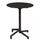 Table Vega Ø60x74 h cm en acier gris foncé