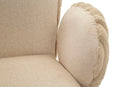 Sedia Stoccolma B crema Set 2 Pz 64x68x83 cm in Compensato e Spugna e Ferro e Poliestere Crema      
