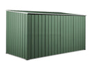 Casetta Box da Giardino in Lamiera di Acciaio Porta Utensili 345x186x192 cm Enaudi Verde