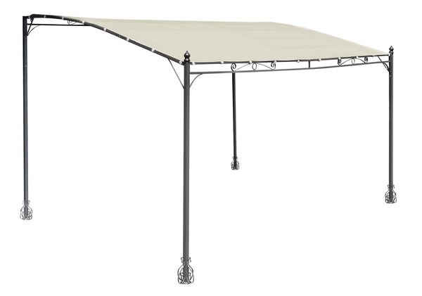 sconto Pergola de Jardin en Fer 3x2,5m Toile Polyester Sable