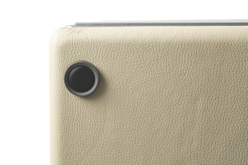 Altoparlante Speaker 80W Wireless con Radio in Similpelle Kooper Twist Ecrù