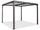 Pergola de Jardin 3x3m en Aluminium Anthracite