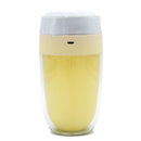 Mini Umidificatore 80x80x152 mm ricaricabile con led colorati Giallo