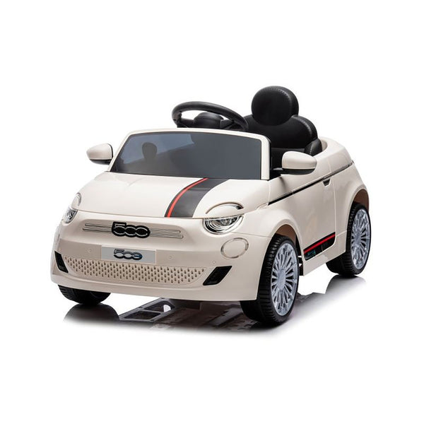 Auto Elettrica per Bambini Licenza Ufficiale Fiat 500e 12V Luci LED MP3 Bianco prezzo