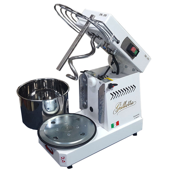 Pétrin Spirale Inclinable Cuve Amovible 5Kg 350W Famag Grilletta IM 5S prezzo