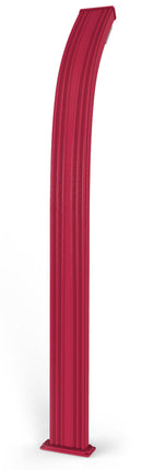 Doccia da Esterno Giardino Miscelatore e Lavapiedi Arkema Spring Fascia Inox Cherry