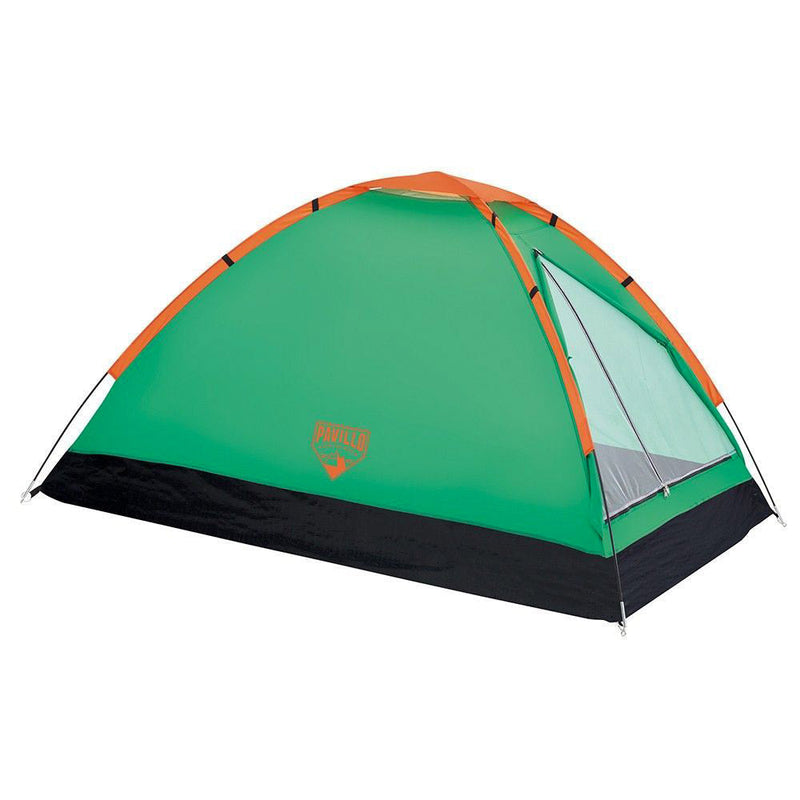 Tenda da Campeggio 2 Persone 210x145x100 cm con Zanzariera e Sacca Trasporto