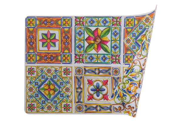 acquista Lot de 6 sets de table rectangulaires double face 45x30 cm VdE Tivoli 1996 Costiera