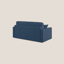 Divano Letto 3 Posti 206x92x96 cm in Tessuto Blu