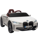 Macchina Elettrica per Bambini 12V con Licenza BMW I4 Bianca