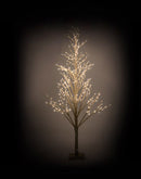 Albero di Natale Luminoso 306 LED in Carta H210cm Oro