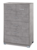 Mobile 4+2 Cassetti 70x112x41 cm Cemento