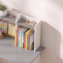 Set Scrivania 90x39x95 cm e Sedia per Bambini con Portapenne Supporto Regolabile per Tablet Armadietti e Bacheca in MDF Grigio      