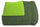 Couette Hiver Double Face 300gr Vert Pomme/Vert Foncé