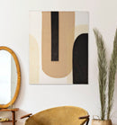 Dipinto su Tela Lofty 80x100x2,8 cm Cornice in Legno di Pino Multicolor