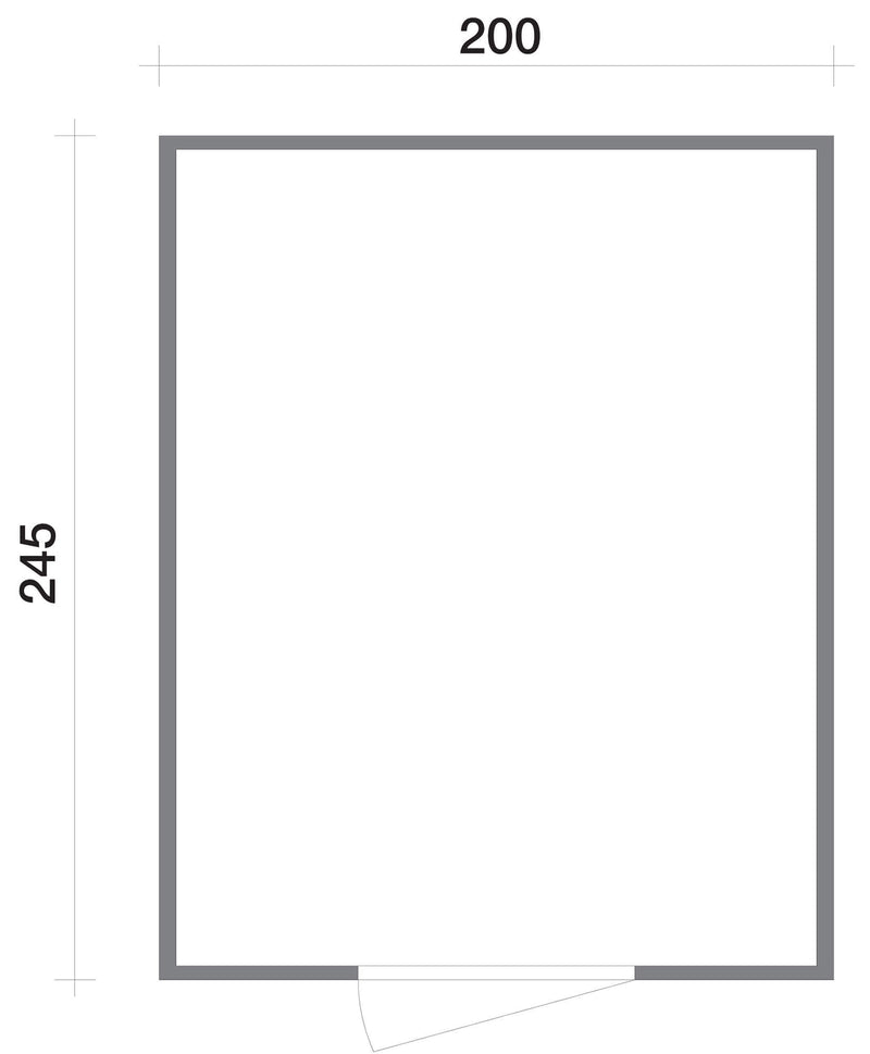 Casette Box da Giardino in Legno Porta Utensili 200x245x214 cm con Porta e Finestra Ecla Salmone