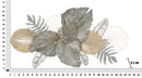 Pannello Mety 134x9,5x70 cm in Ferro Multicolor