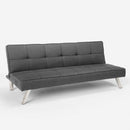 Divano Letto 172x74x75 cm in Tessuto Grigio