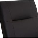 Poltrona Relax Manuale Reclinabile in Similpelle Vandi Nera