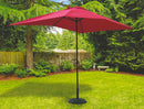 Ombrellone da Giardino Rettangolare 3x2 mt in Alluminio Soriani Cuba Rosso