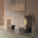Camino a Bioetanolo da Parete o da Tavolo 24x21x40 cm 800W 0,3L Altea Nero 