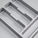 Portaposate per Cassetti 100 cm in Plastica Emuca Optima Grigio 