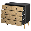 Cassettiera 5 Cassetti 80x40x80 cm  in Legno 