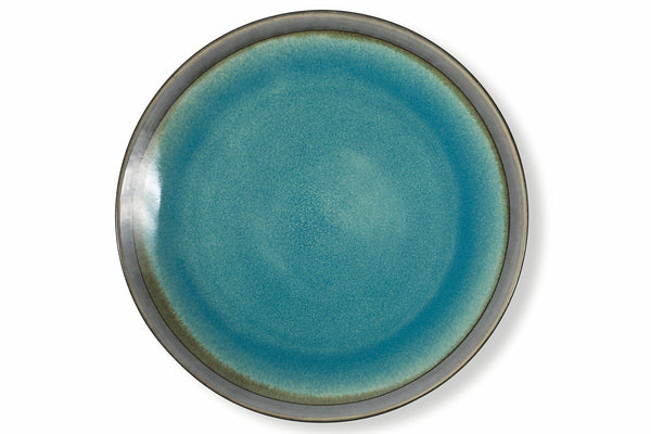 Set de 6 assiettes plates Ø27,5 cm en Gres VdE Tivoli 1996 Turquoise Bahamas online
