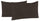 Paire de taies d'oreiller 52x82 cm en microfibre couleur unie marron