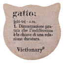 Zerbino "gatto" 70x1,5x40 cm in Cocco e PVC VdE Tivoli 1996 