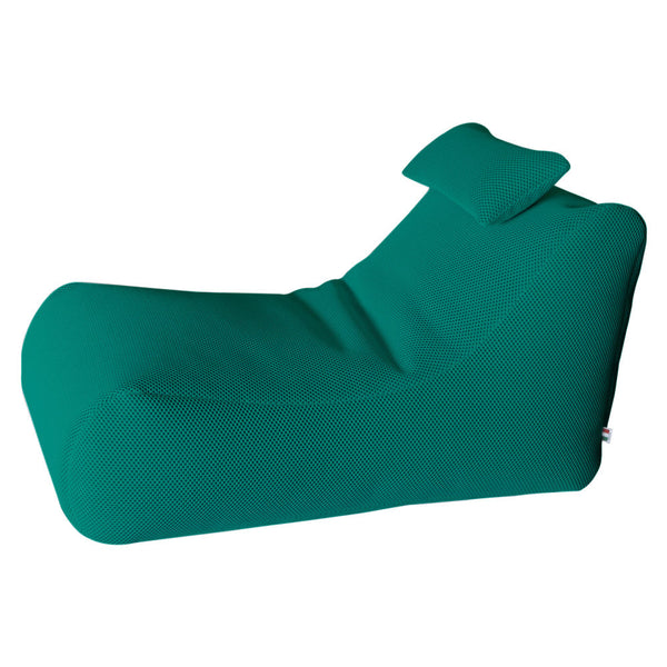 Chaise longue transat 120x70x65 cm avec coussin en polyester Armonia Turquoise prezzo