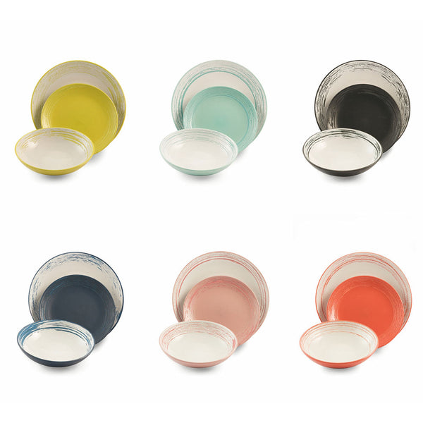 online Service de table 18 pièces en grès VdE Tivoli 1996 Sardaigne