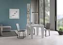 Tavolo Allungabile 90/246x90x77 cm Spimbo Premium Bianco Frassino