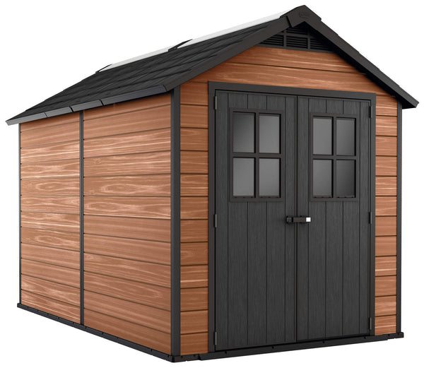 online Abri de Jardin pour Outils 228x252x350 cm en Résine Keter Newton 7511 Marron