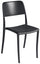 Chaise de jardin empilable 44x53x83 cm en polypropylène anthracite