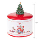 Barattolo Natalizio Contenitore Ø 15 cm in Ceramica