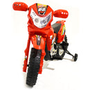 Moto Elettrica per Bambini 6V Kidfun Enduro Arancio