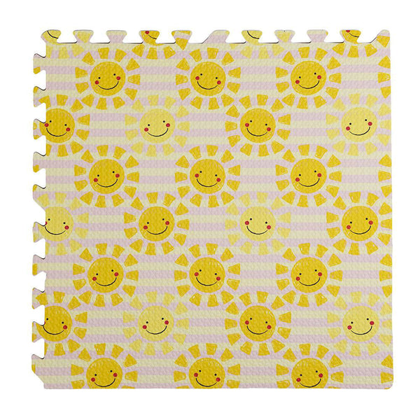 acquista Tapis Puzzle pour Enfants 4 Pièces 60x60 cm Soleil