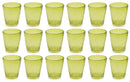 Set 18 Bicchieri Ø9x10 cm in Vetro Villa d'Este Home Tivoli Cancun Lime
