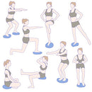 Cuscino Oscillante Ø35 cm per Esercizi Posturali Blu