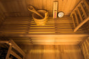 Sauna Finlandese ad Infrarossi 3 Posti 153x110 cm H190 in Legno di Abete Sense 3