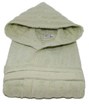 Accappatoio in Spugna 100% Cotone Sally Lines Verde Chiaro