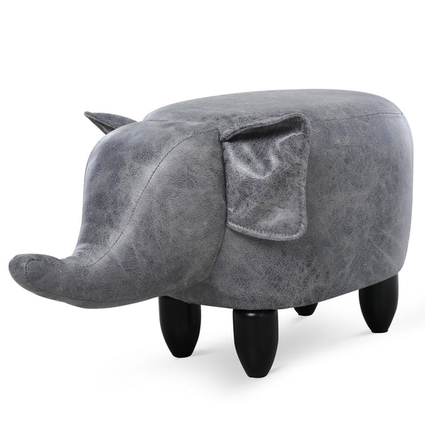 Pouf Repose-pieds Elephant 72x35x36 cm Gris online
