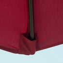 Ombrellone da Giardino Ø2,7 m Palo Ø38 mm in Alluminio Rosso