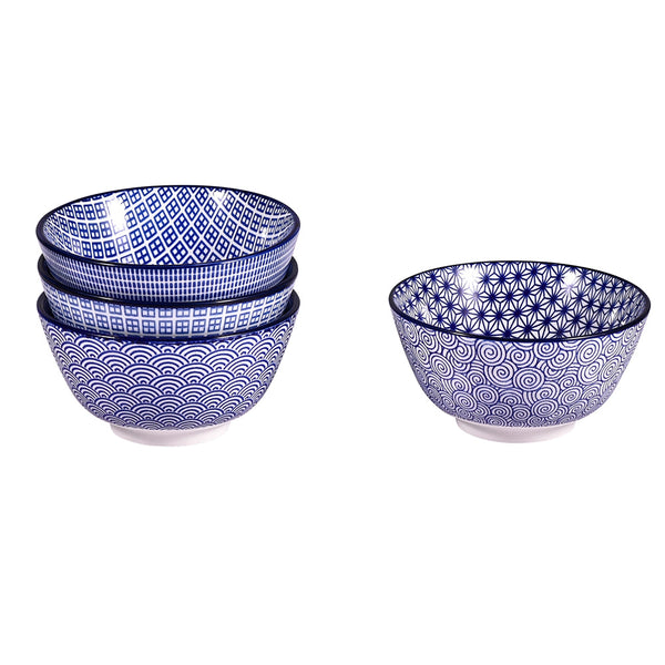 acquista Set 4 Ciotole Ø12x6,3 cm 280 ml in Porcellana VdE Tivoli 1996 Confusion