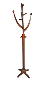 Appendiabiti a Stelo H178 cm in Legno di Bamboo Naturale Seconda Scelta