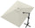 Parasol de Jardin Décentralisé 2x3m en Toile Polyester Crème Aluminium